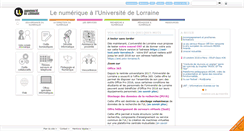 Desktop Screenshot of numerique.univ-lorraine.fr