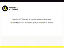 Tablet Screenshot of bu.univ-lorraine.fr