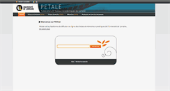 Desktop Screenshot of petale.univ-lorraine.fr